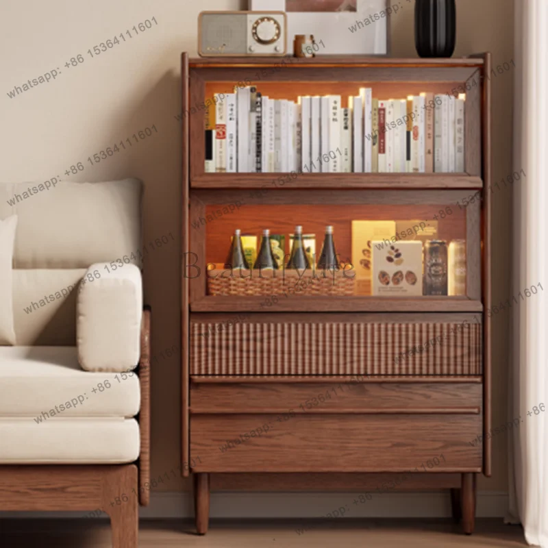 Muebles de Madera para Sala de Estar: Vitrinas de Perfumes, Muebles de Café Réplica, Muebles para Vino y Porcelana, Muebles de Almacenamiento para el Hogar