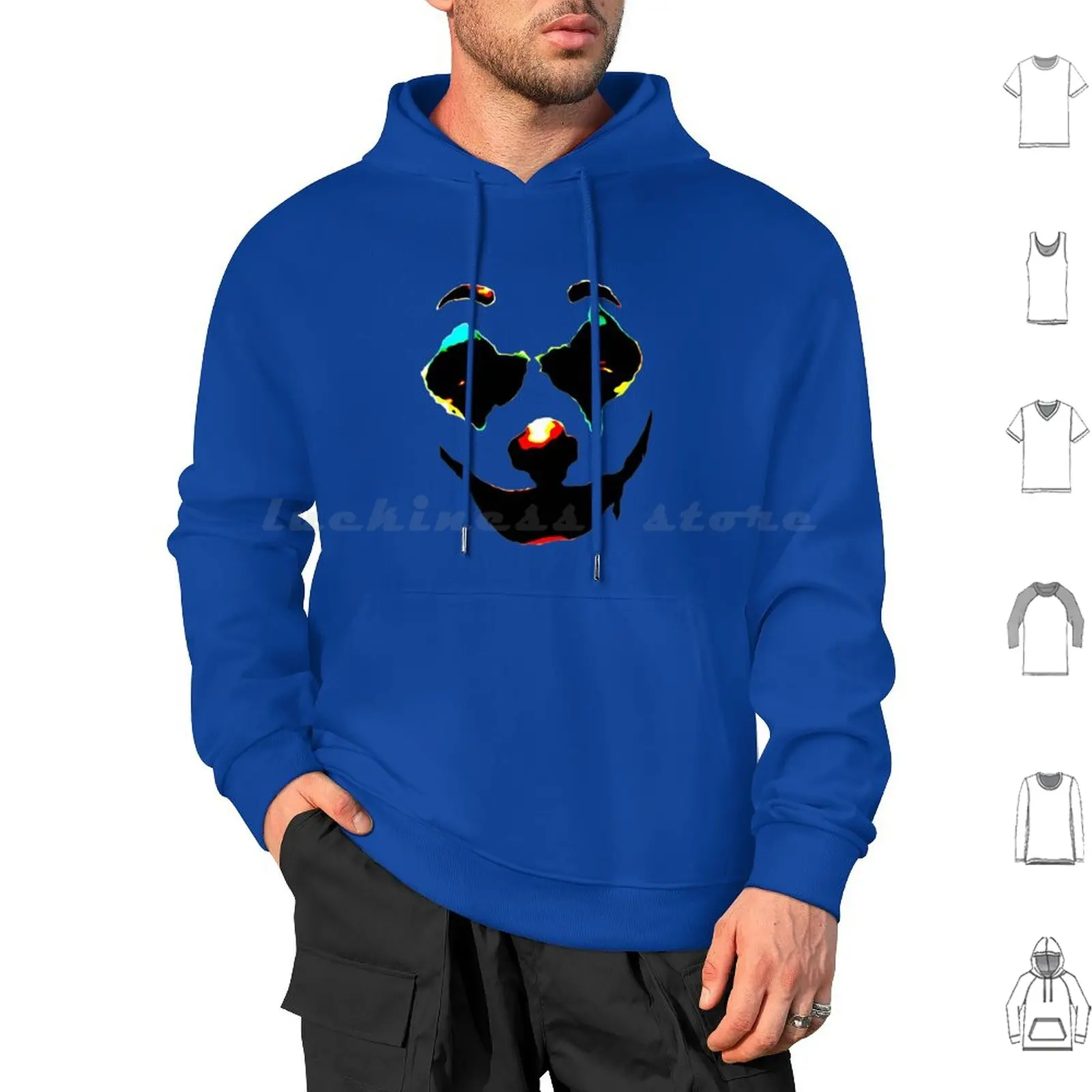 Try To Smile Hoodie cotton Long Sleeve Smile Sad Clown Shadow Black Soul Cry White Red Nose Pretend