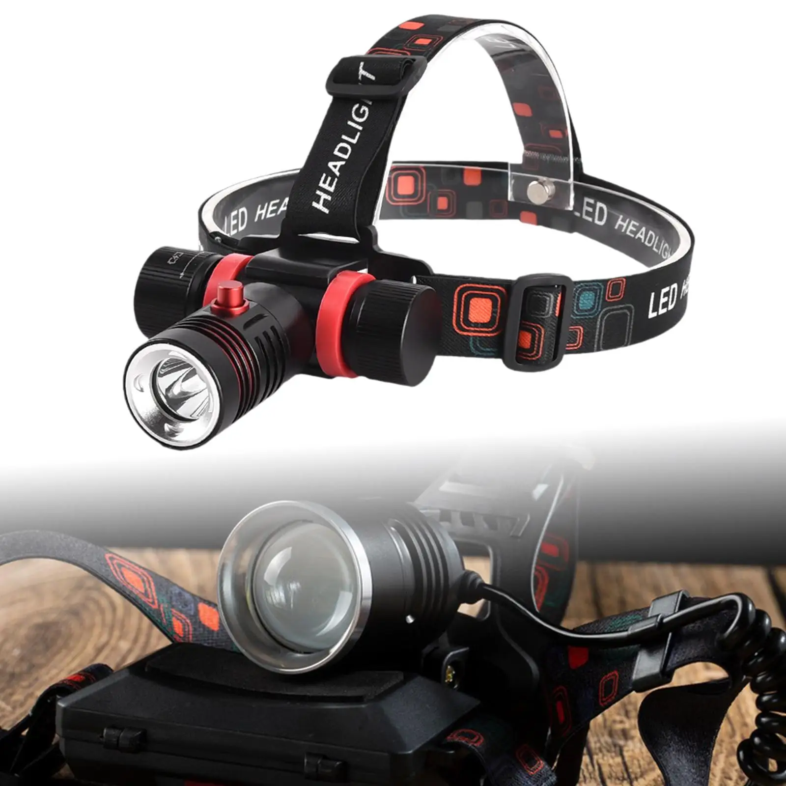 

Diving Headlamp Supplies Scuba Dive Light for Running Night Fishing Cycling