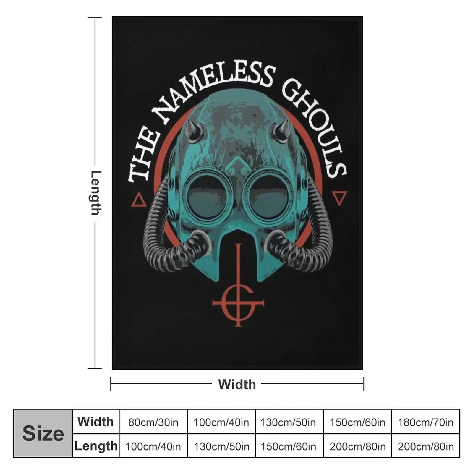 Nameless Ghouls Ghost Throw Blanket anime decorative Softest Blankets