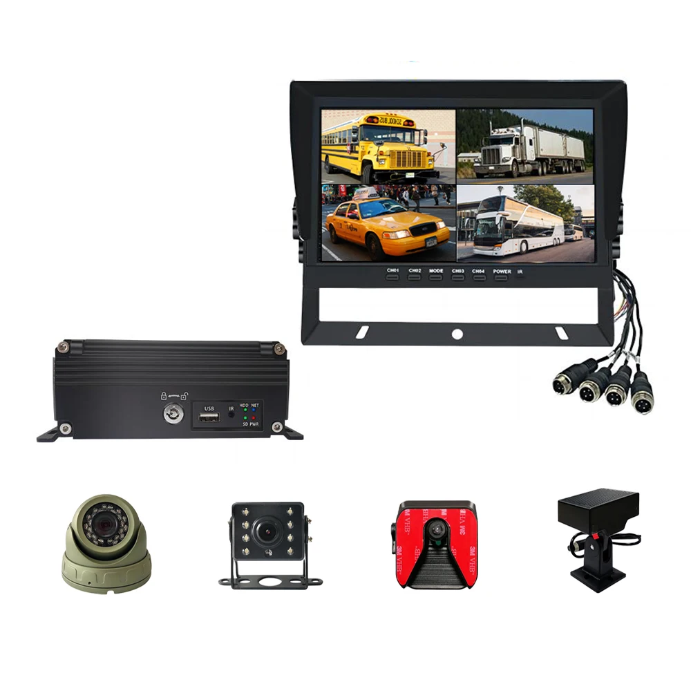 Tech 1080P Full HD ADAS DMS WiFi AI Mobile MDVR Loop Recording Night Vision Motion Detection Remote Control