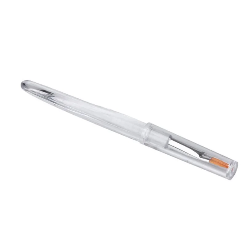 1 soft wooden handle lip gloss pen lip gloss pen beauty tool Portable Makeup Brushes Professional Lips Make Up Tools
