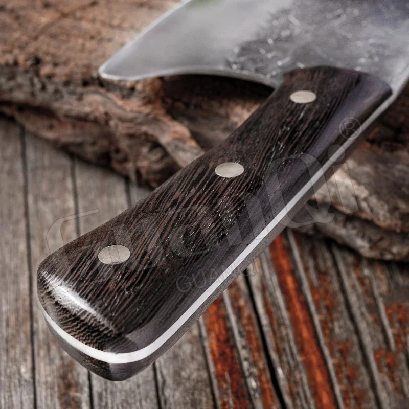 Handmade Forged Kitchen Knife Chef Butcher Knife High-carbon Bone Chopper Traditional Cleaver Meat Slicing Knife Cooking Tools