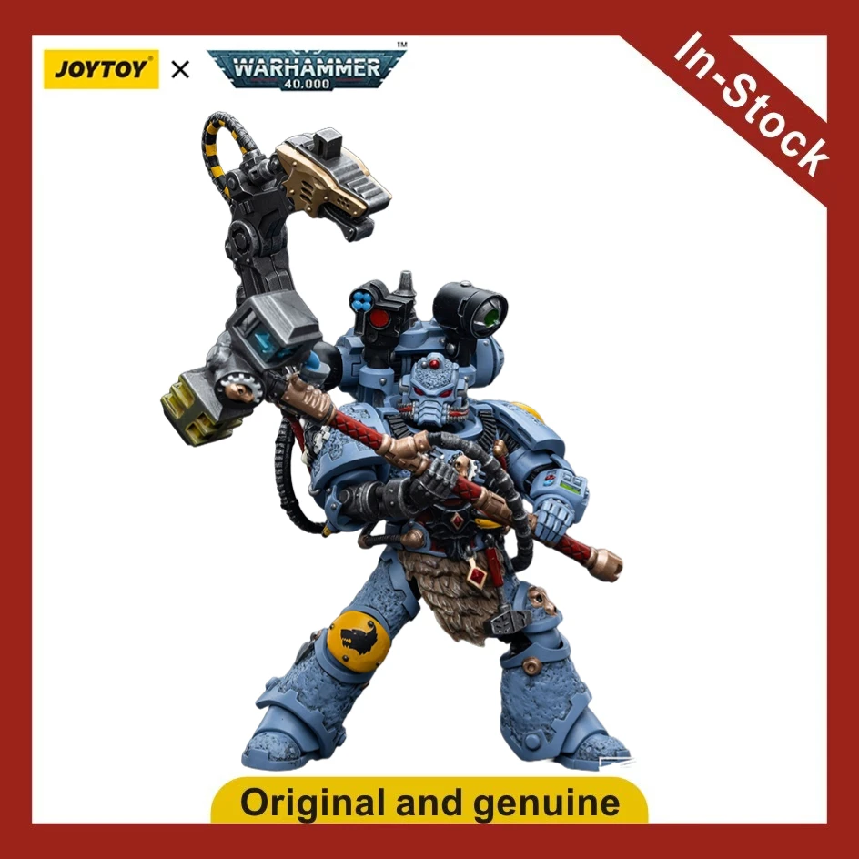 

【UA】JOYTOY Warhammer 40K Scale 1/18 Action Figures Space Wolves Iron Priest Jorin Fellhammer Models Toys Gifts
