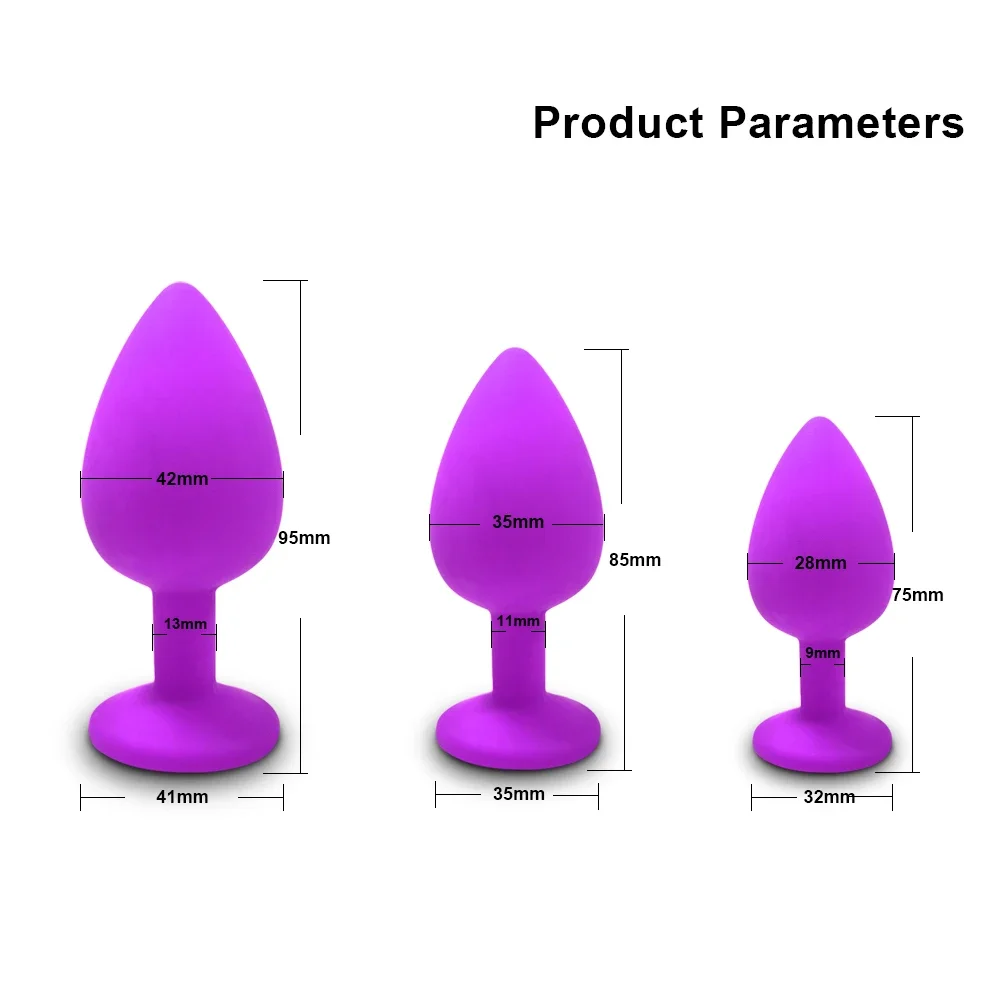 Soft Silicone Anal Butt Plug Unisex Sex Toys Men Prostate Massager Adult Gay Ass Stuffed Anal Trainer Massager for Couples - Image 2
