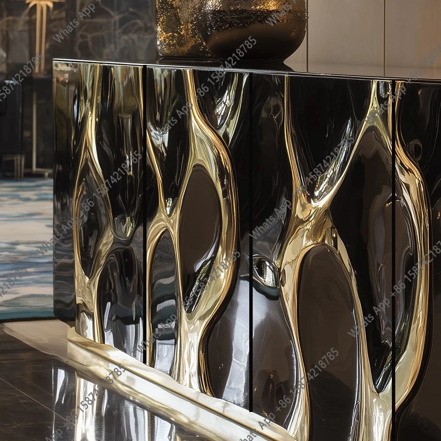 

GOriginal Design Art Aesthetics Entrance Cabinet Designer Entrance Side Cabinet Villa Luxury Furniture High Luxury Nordic Modern
