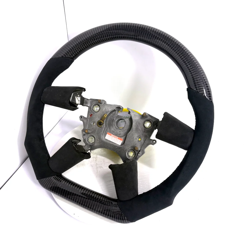 عجلة قيادة مخصصة من ألياف الكربون الأسود لهولدن VY VZ/GTO بونتياك 2004-2006 #2