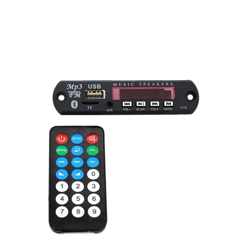 

Car MP3 Bluetooth 5.0 Audio Receiver Module FM Radio Motherboard Audio MP3 Decoder Modification Board