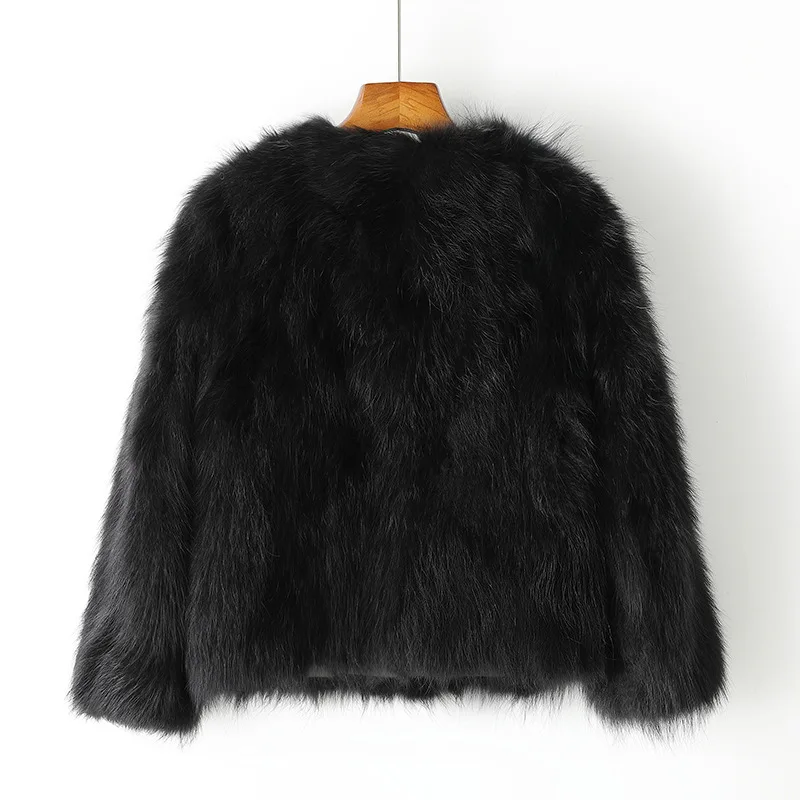 Herbst Winter Neue Modische Kurze Fuchs Pelzmantel frauen Leder Und Pelz Integrierte Mantel Casual Stil V-ausschnitt Sieben-hülse