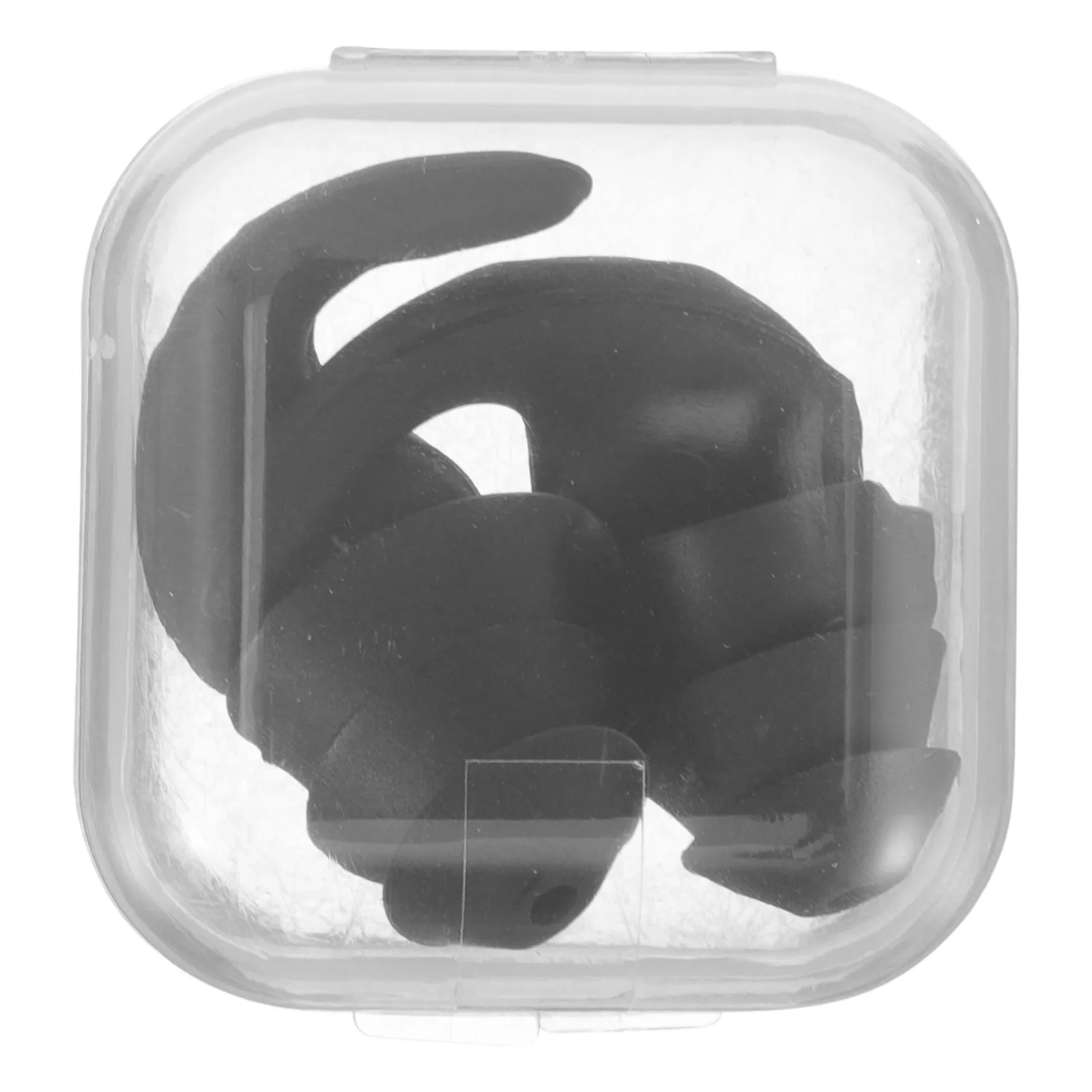 

1 Pair Black Silicone Anti-noise Earplugs for Sleeping Studying Loud Music Concerts Festivals Noise Cancelling Sound Insulation