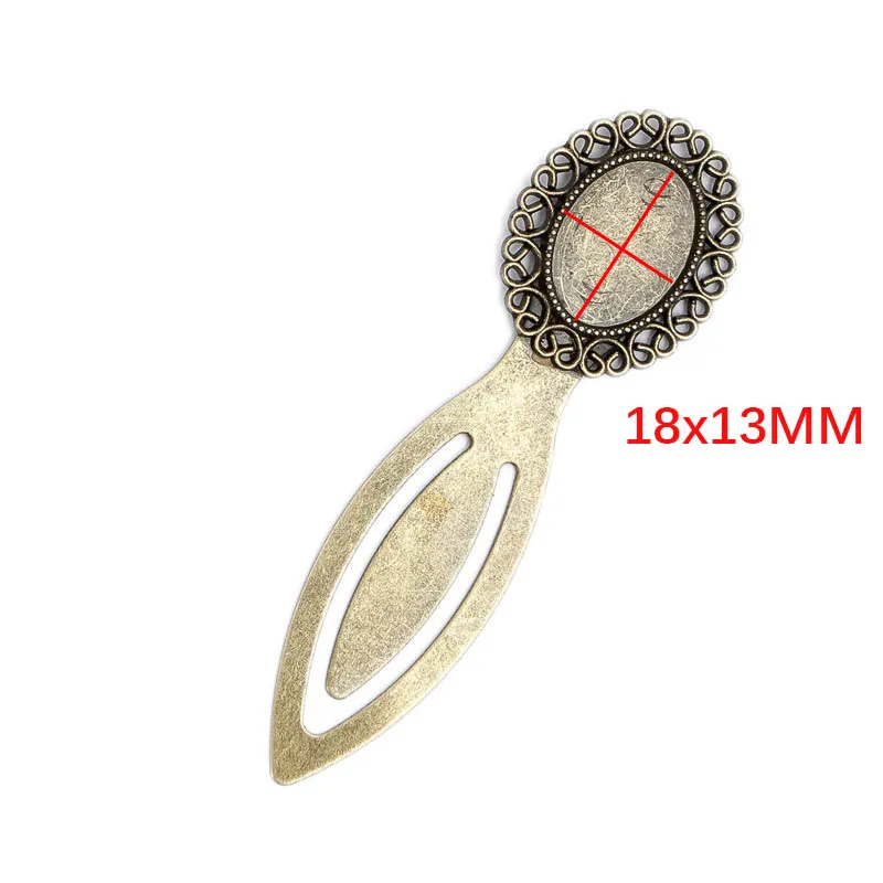 10 sztuk/partia Nowa Antyczna Podstawa Zakładki do Książki w Kształcie Sowy Pasująca do Kaboszonu 20mm Okrągła Szklana Oprawa do Zakładek Komponenty do Wyrobu Biżuterii A — zdjęcie 4