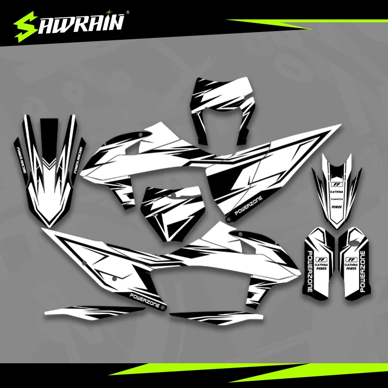 Sawrain دراجة نارية الرسومات الخلفيات ملصقات مصورة أطقم ل KTM EXC XCW SXF 19-22SXF 20-23EXC 011