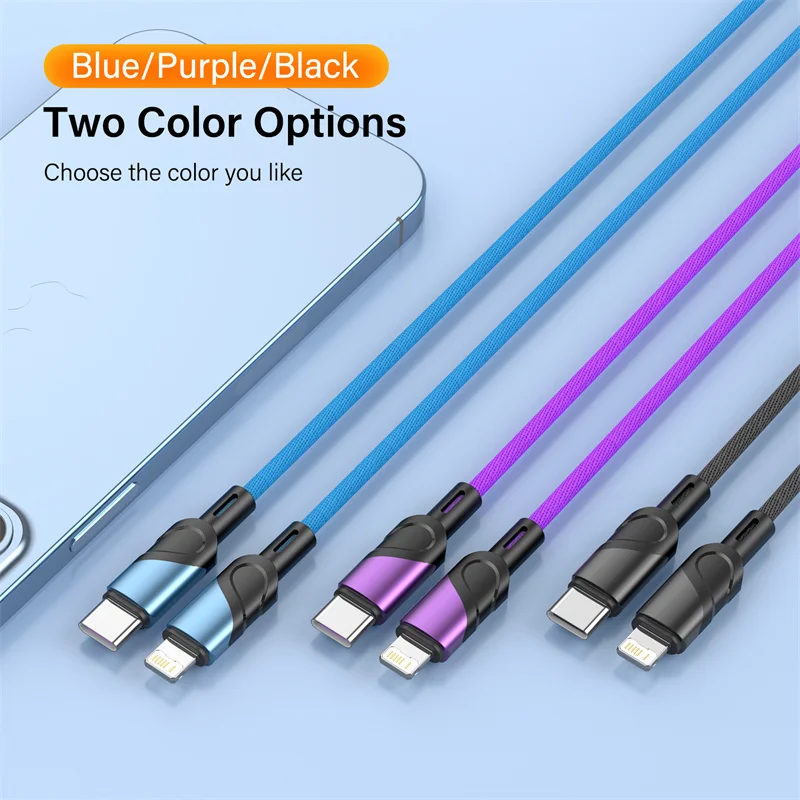 USB C Cable For iPhone 14 13 12 11 Pro Max Xs Xr X 8 Plus iPad MacBook PD 27W Fast Charge Charger Type C For iPhone Wire Cord 3M