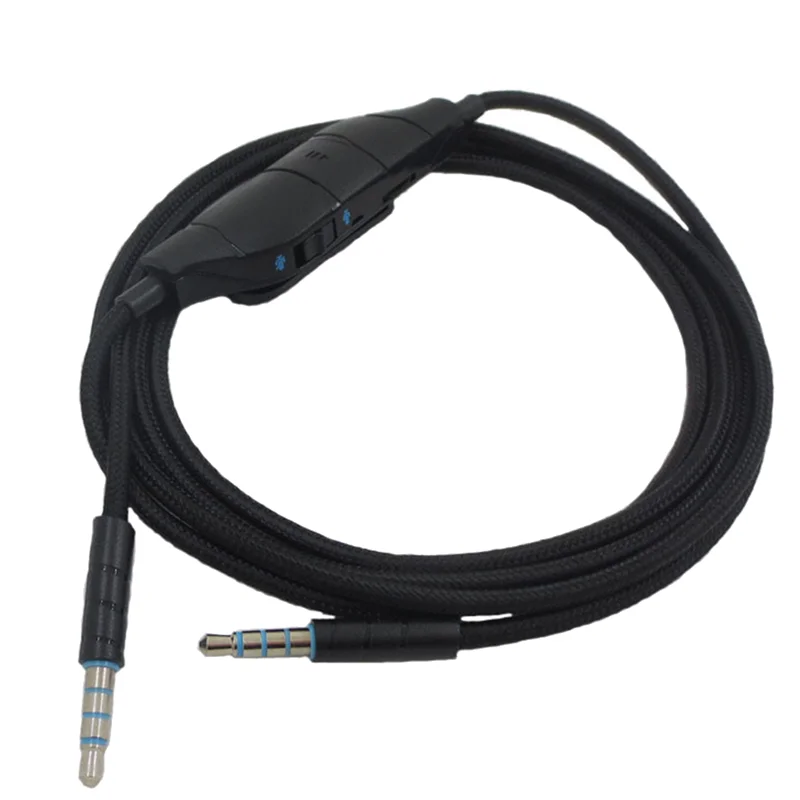 3,5-mm-Kopfhörer-Audiokabel mit Inline-Steuerung für g633 g635 g933 g935 Gaming-Headset-Kopfhörer