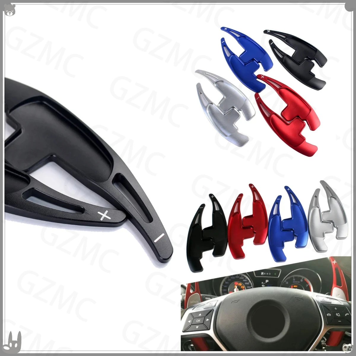 

Автомобильный рычаг переключения передач для Mercedes A45 C63 S63 CLA45 GLA45 CLS63 SL63, удлинитель переключения передач рулевого колеса DSG