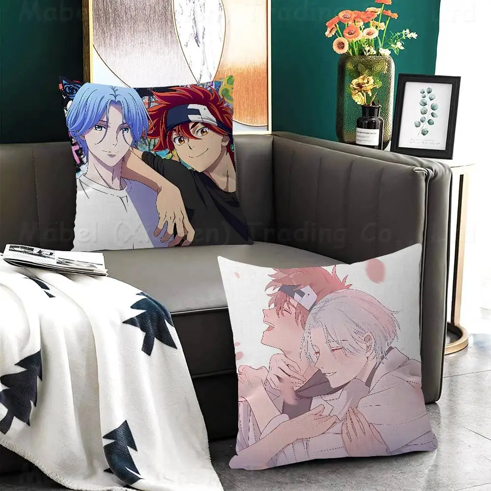 Anime SK8 The Infinity Pillowcase Toon Gift Cushion Cover Bedroom Home Sofa Chair Seat Decor Pillow Case