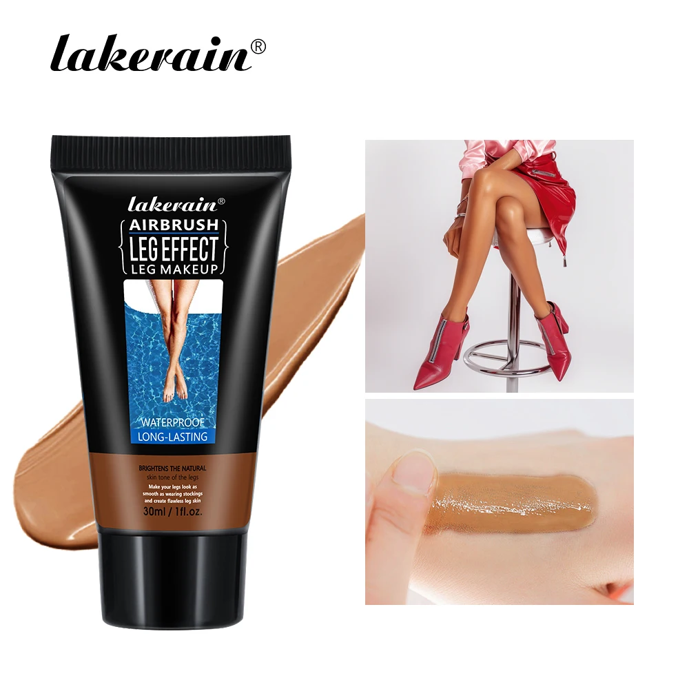 30g Leg Foundation Blemish Cover Makeup Moisturizing Body Foundation Fake Lotion Even Skin Skin Tanning Tone Care Tan Cream Body