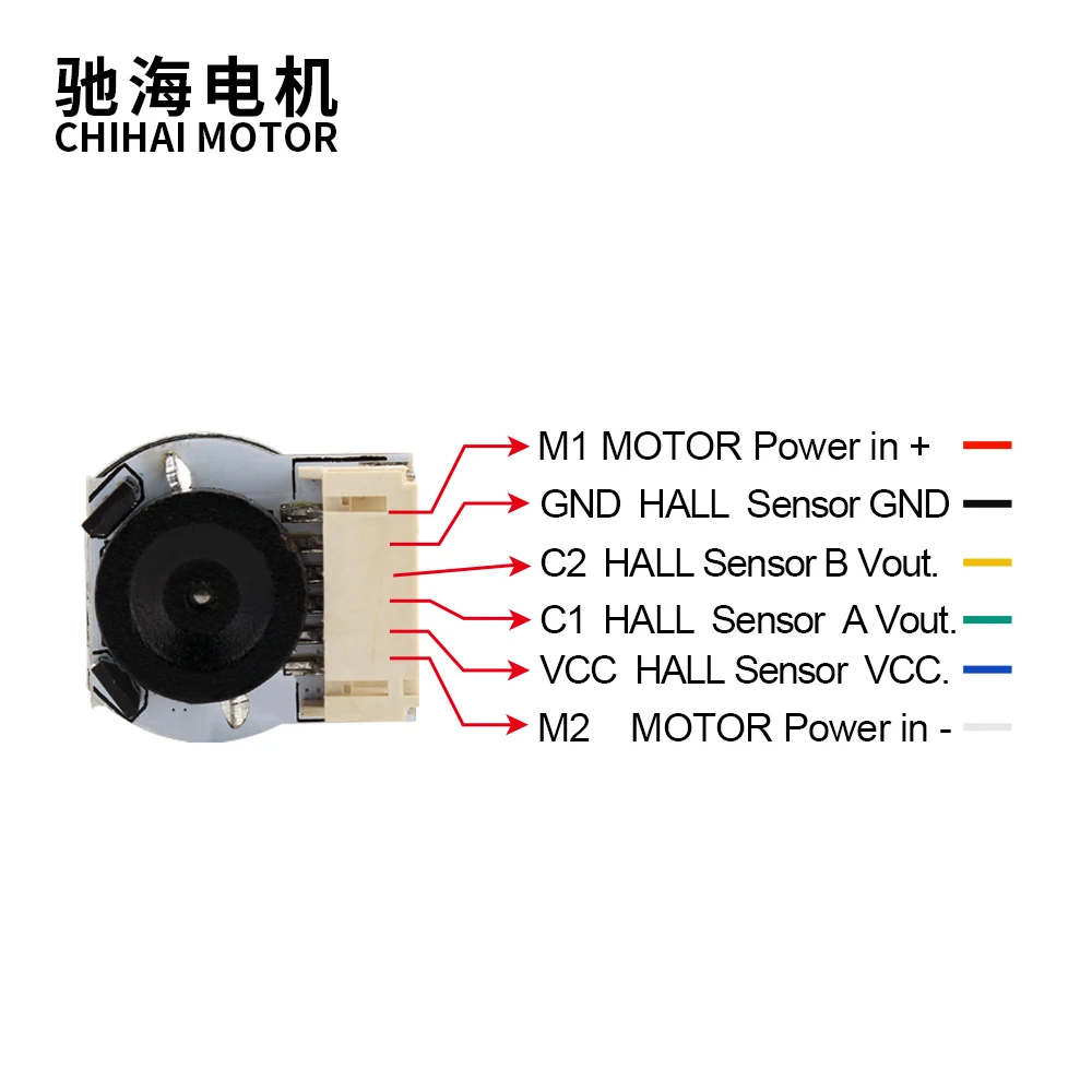 ChiHai Motor CHP-20GP-180ABHL Carbon Brush Precision High Torque Mini 20mm Electric Coding Motor For Robot