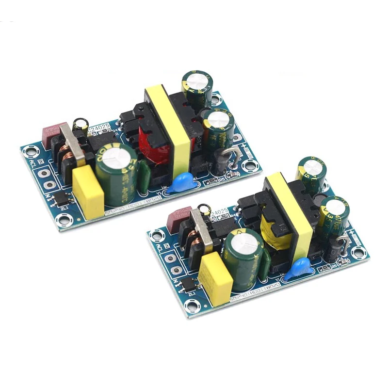 AC-DC 12V2A 24W Switching Power Supply Module Bare Circuit 100-265V to 12V 2A Board for Replace/Repair 24V1A