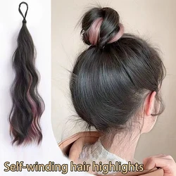 Self-winding Ball Head Curling Hair Band Wig To Increase Hair Volume Bud Hair Bun Hair Bag Artifac