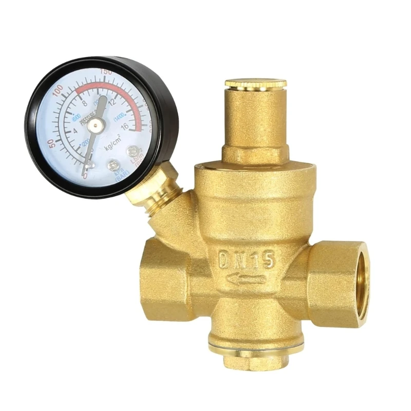 Y1UB Adjustable DN15 Brass Pressure Regulator Inch for Residential Commercial