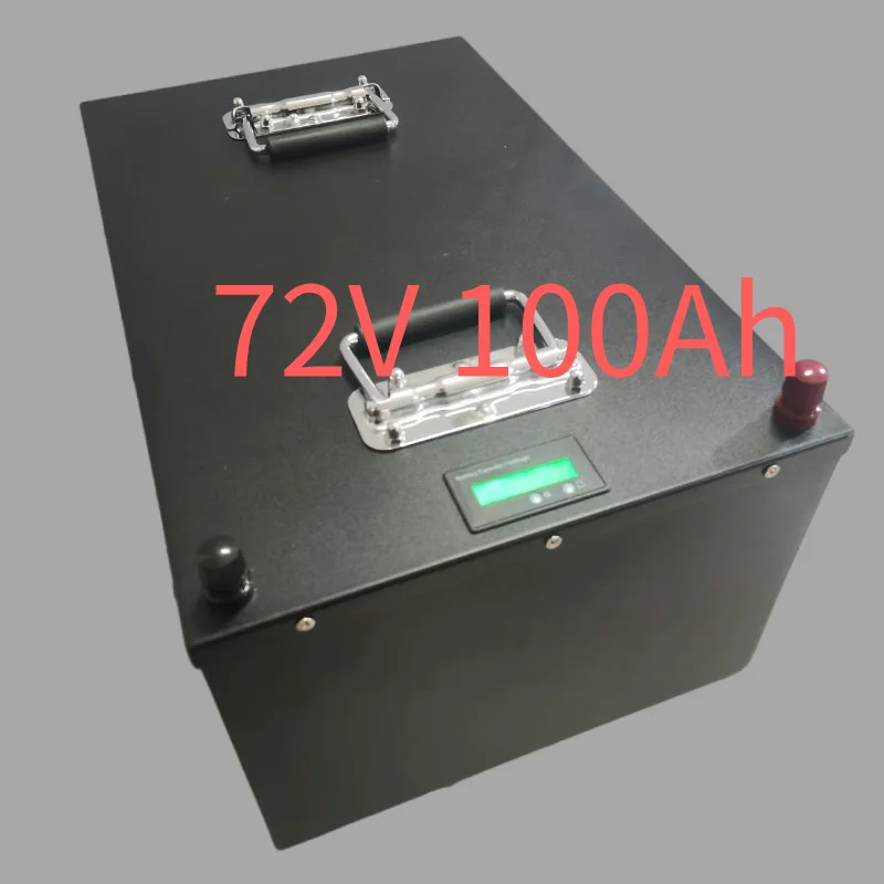 72V 100Ah Batterie LiFepo4 de haute qualité avec BMS puissant pour voiture électrique voiture wait a minute + chargeur 87.6V