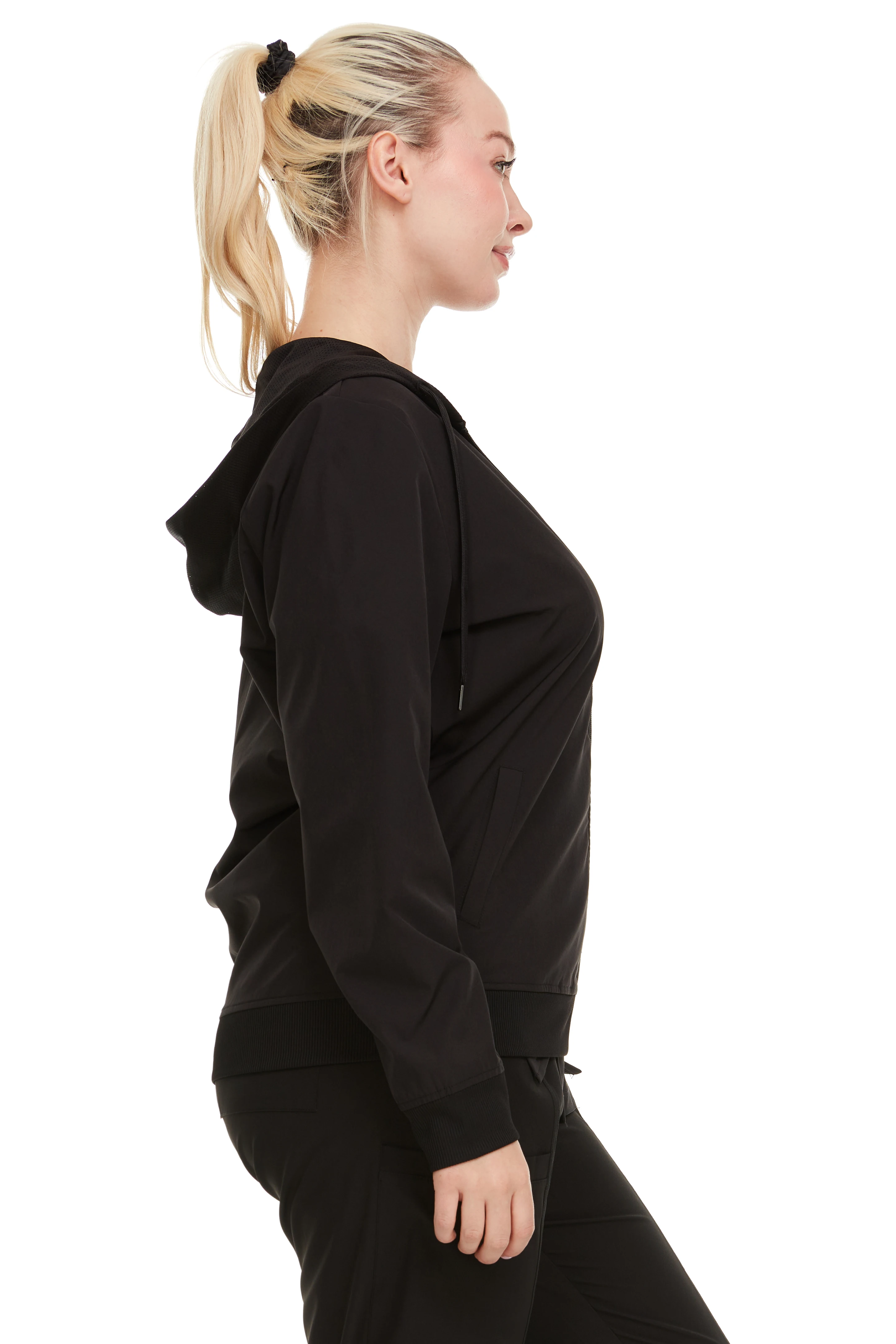 شفاء + ارتداء-سترة فرك نسائية بسحاب أمامي ، جيوب متعددة خالية من التجاعيد والتجاعيد ، 4