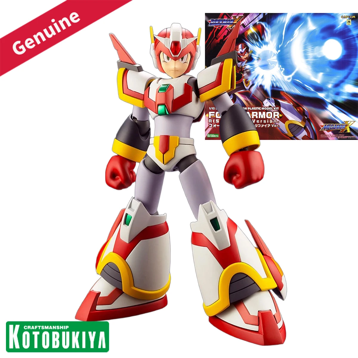 

Оригинальные комплекты моделей Kotobukiya Rockman X4 X Fourth Armor Rising Fire Ver. Игровой персонаж в сборе, экшн-модель, подарочная игрушка