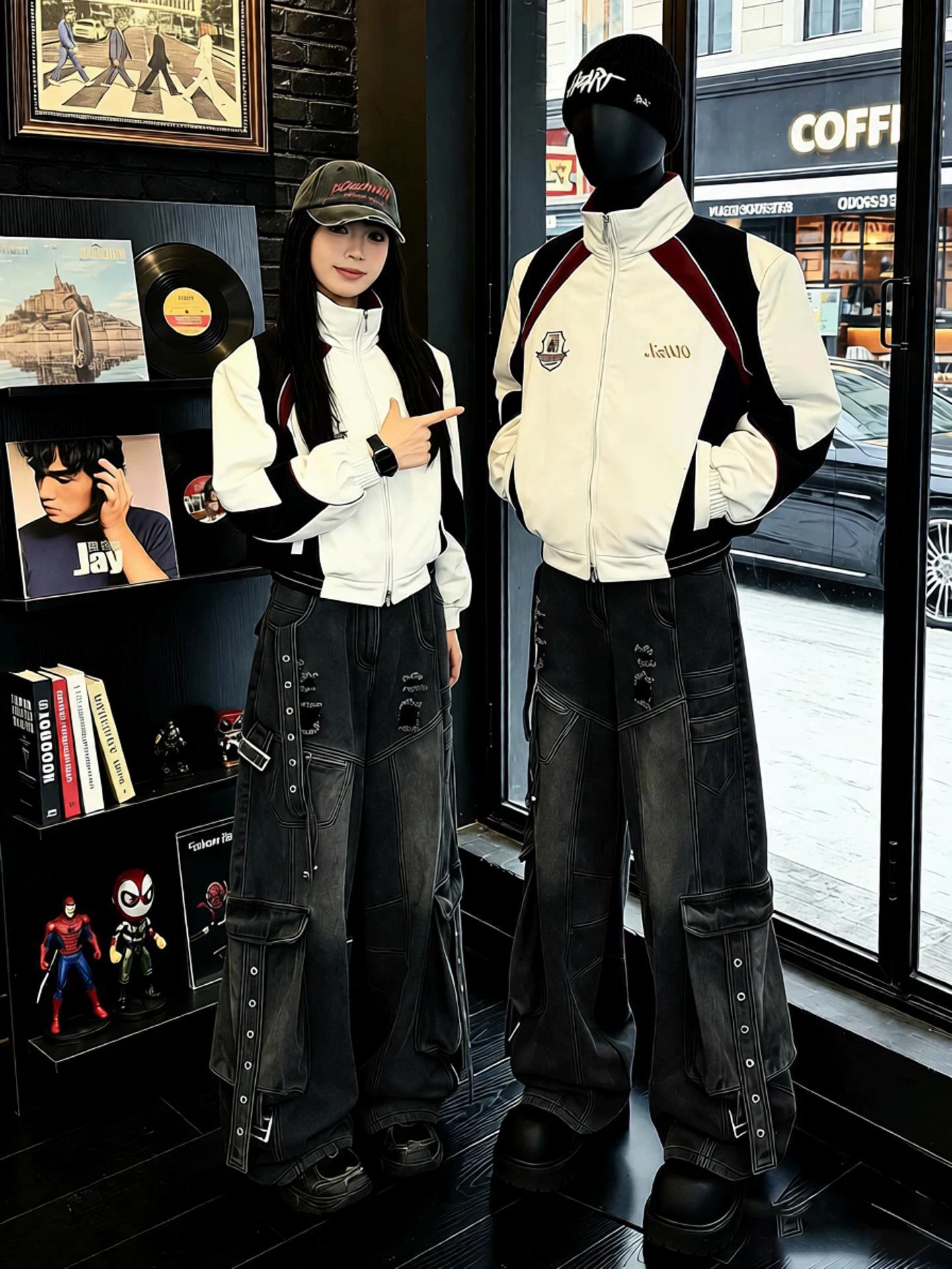 

Мужская зимняя куртка Thiened Cotton Jaet, брендовая, с вышивкой, воротник-стойка, теплая верхняя одежда