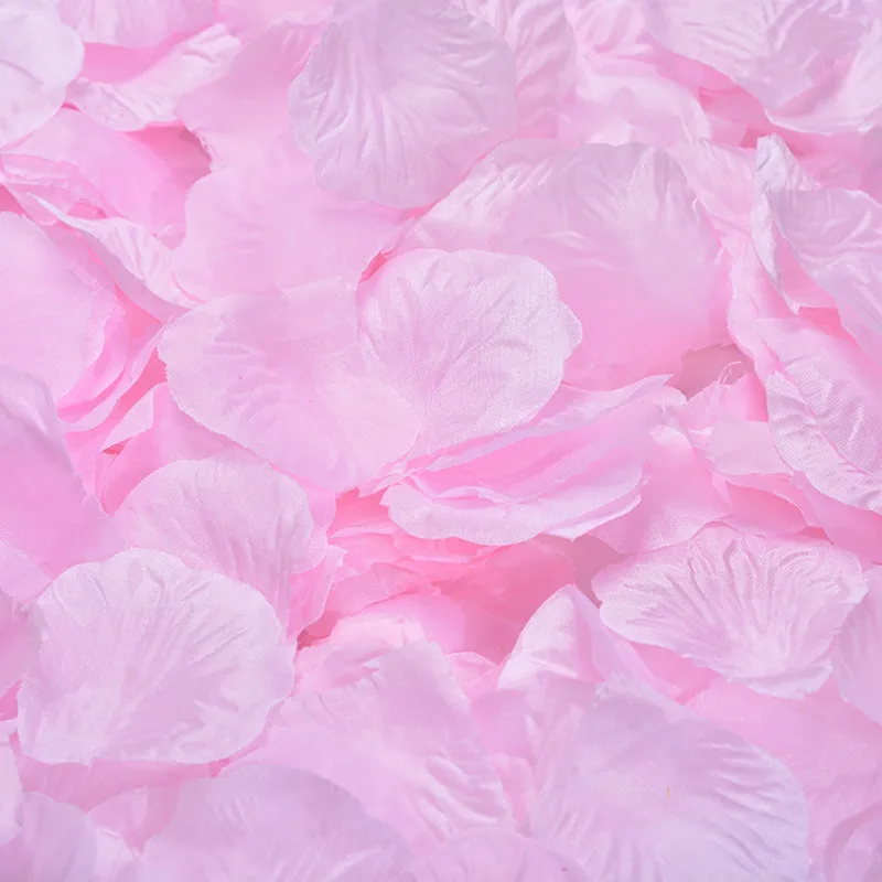 500/1000 Pieces Silk Artificial Rose Petals Artificial Flowers Fake Petal for Valentine Day Wedding Party Decoration DIY Flowers