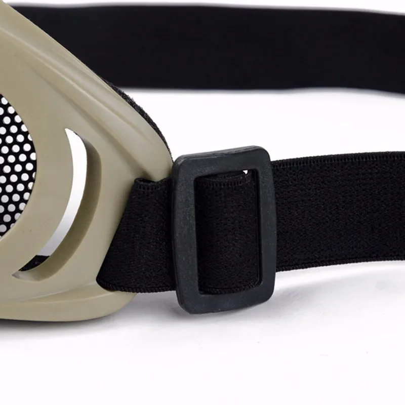 Outdoor Taktische Paintball Brille Brillen Eisen Draht Mesh Motorrad Bergsteigen Gläser Sicheren Schutz – Detail 6