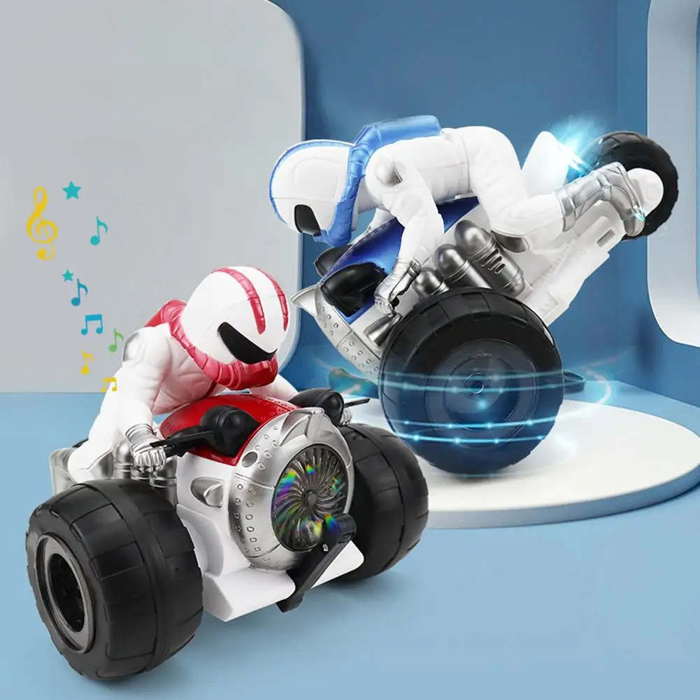 

Children Toy Vehicle No Deformation Stunt Tricycle Toy Light Stunt Robot Gift Toy Motorcycle Cool Tricycle Rotating Q0R5