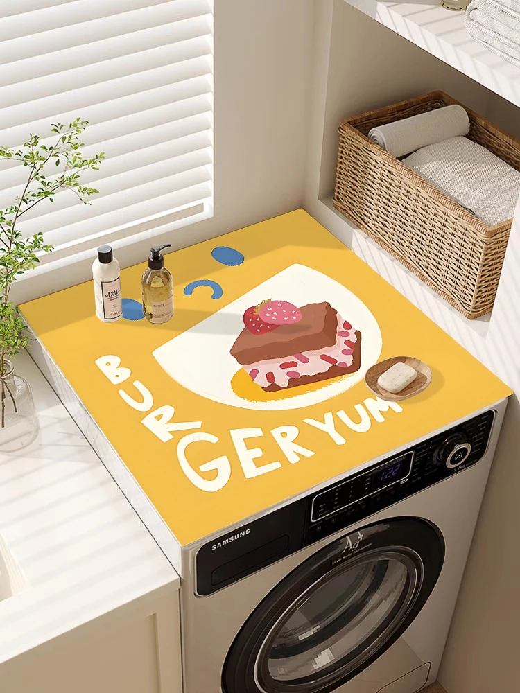 Dust cover, mat cloth on the drum washing machine, high-end refrigerator cover, waterproof and sunscreen cover mat.