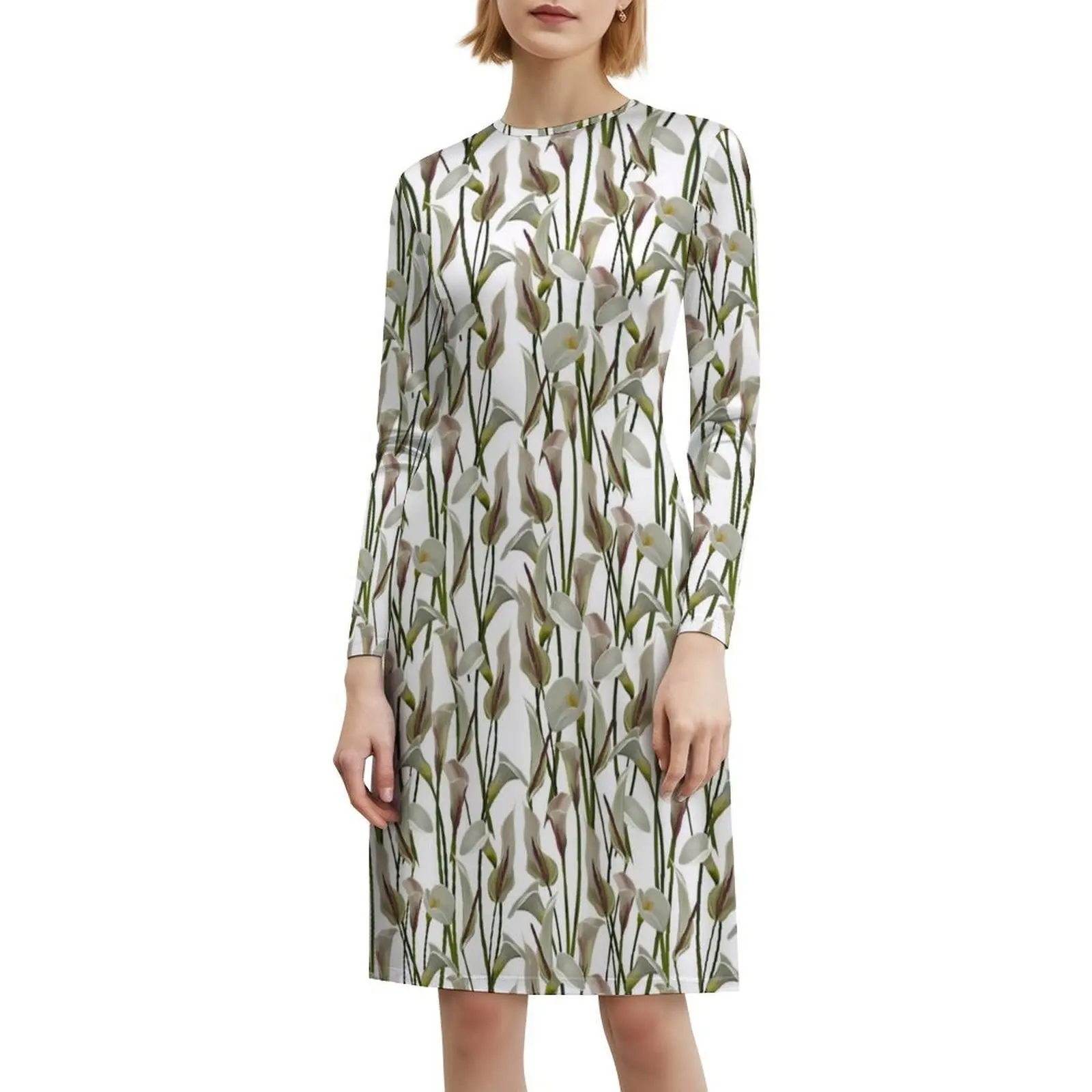 فستان كالا ليلي على خلفية بيضاء مثير لقضاء العطلات للنساء على الشاطئ وحفلات أعياد الميلاد فستان قصير أبيض أصفر بني أخضر بيج #6