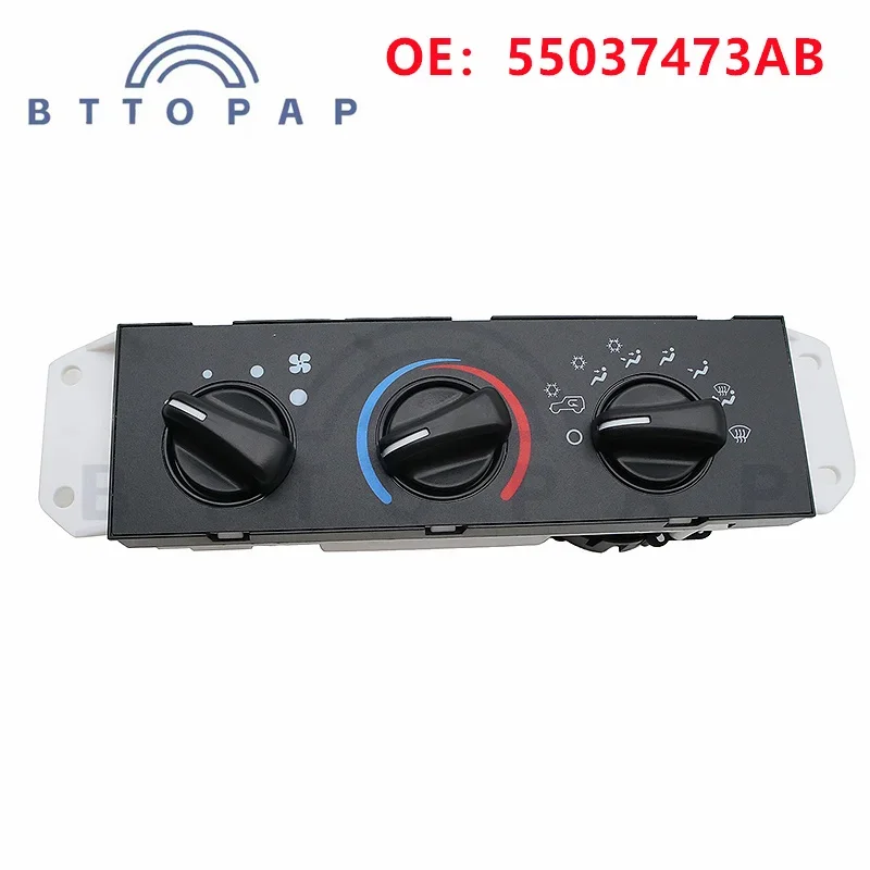 

55037473AB Переключатель панели управления обогревателем кондиционера для Jeep Wrangler TJ 1999-2004 автомобильных аксессуаров 55037612AA