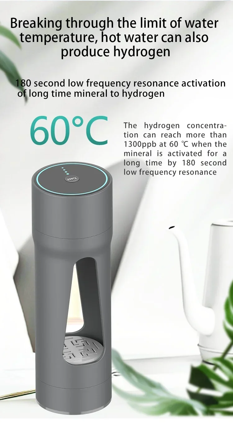 

Schumann Terahertz healthy water Bottle making 7.6Hz low frequency Hydrogen water and alkaline water ionizer OEM/ODM factory