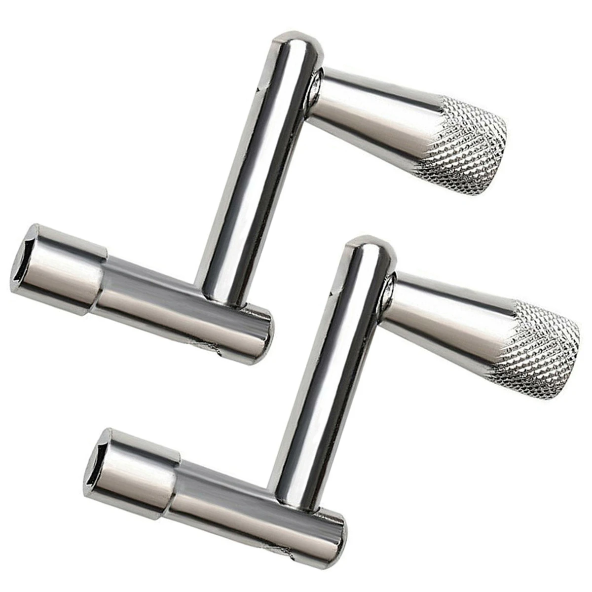 AA90-2Pack Chiavi per batteria e chiave di velocità del movimento continuo compatibili con lo strumento hardware per percussioni con chiave di accordatura del tamburo