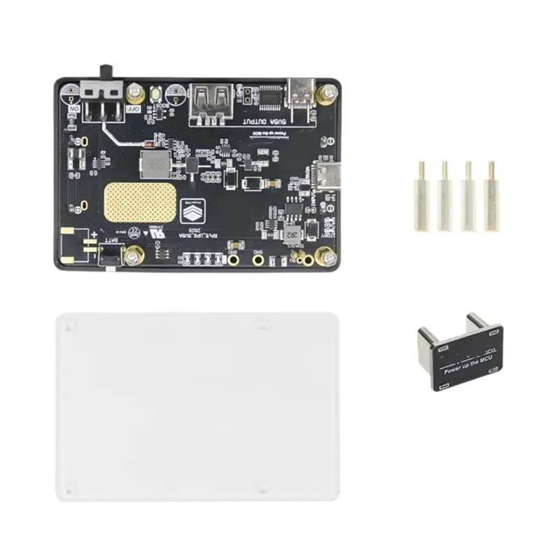 

A13E-For Raspberry Pi 5 5V 5A PD Power Module Expansion Board Lithium Battery UPS Uninterruptible Power Supply