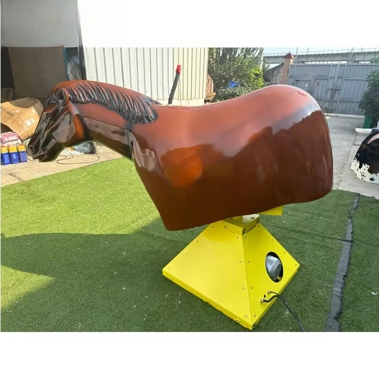 Outdoor Games Inflatable Rid Machine Games Rodeo Bull Inflatable Mechanical Horse