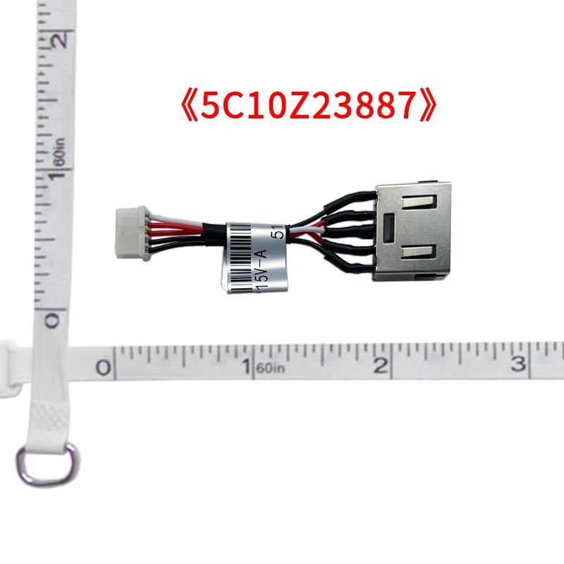 DC Power Jack with cable For Lenovo ThinkPad T15p P15v T15p Gen 1 2 3 DC30100S900 Laptop DC-IN Charging Flex Cable