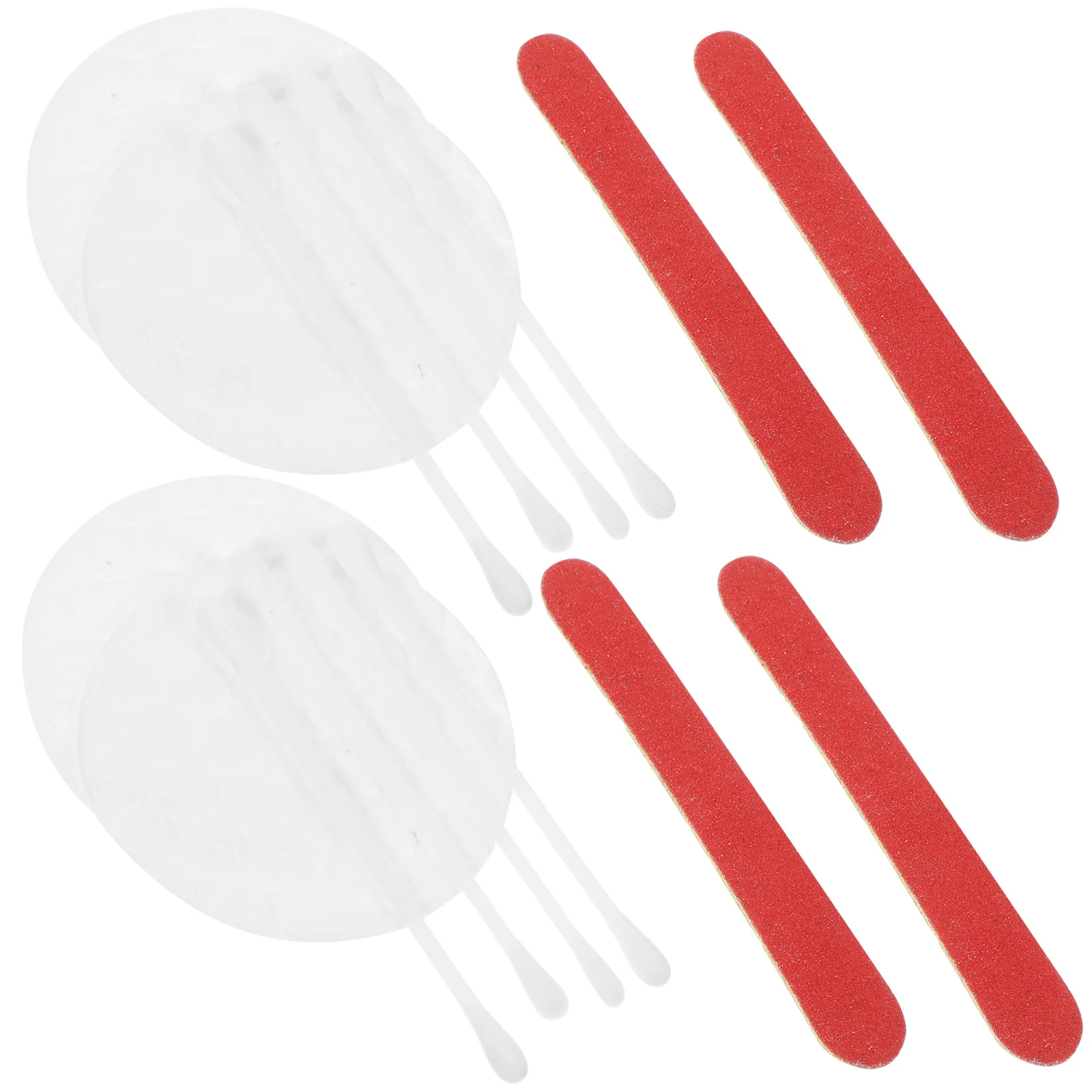 20 كيسًا من مجموعة الفنادق للاستعمال مرة واحدة، وسادات مزيل المكياج من القطن العضوي، وسادات سميكة ومرنة لتنظيف الوجه، مبرد أظافر للأذن