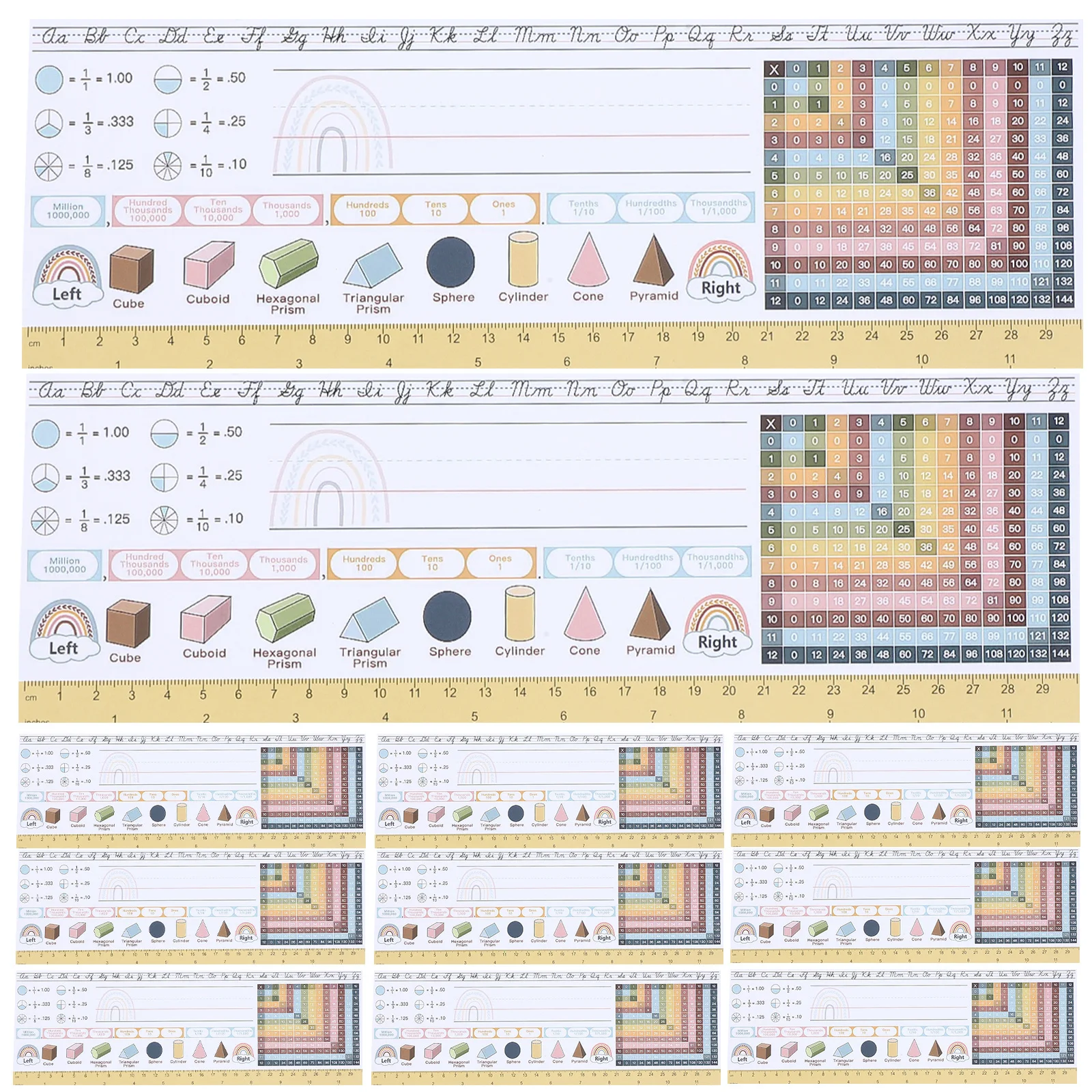 

25 шт. настольных табличек для имен для класса, разноцветные бумажные именные таблички, традиционный инструмент для рукописного оформления для детского сада