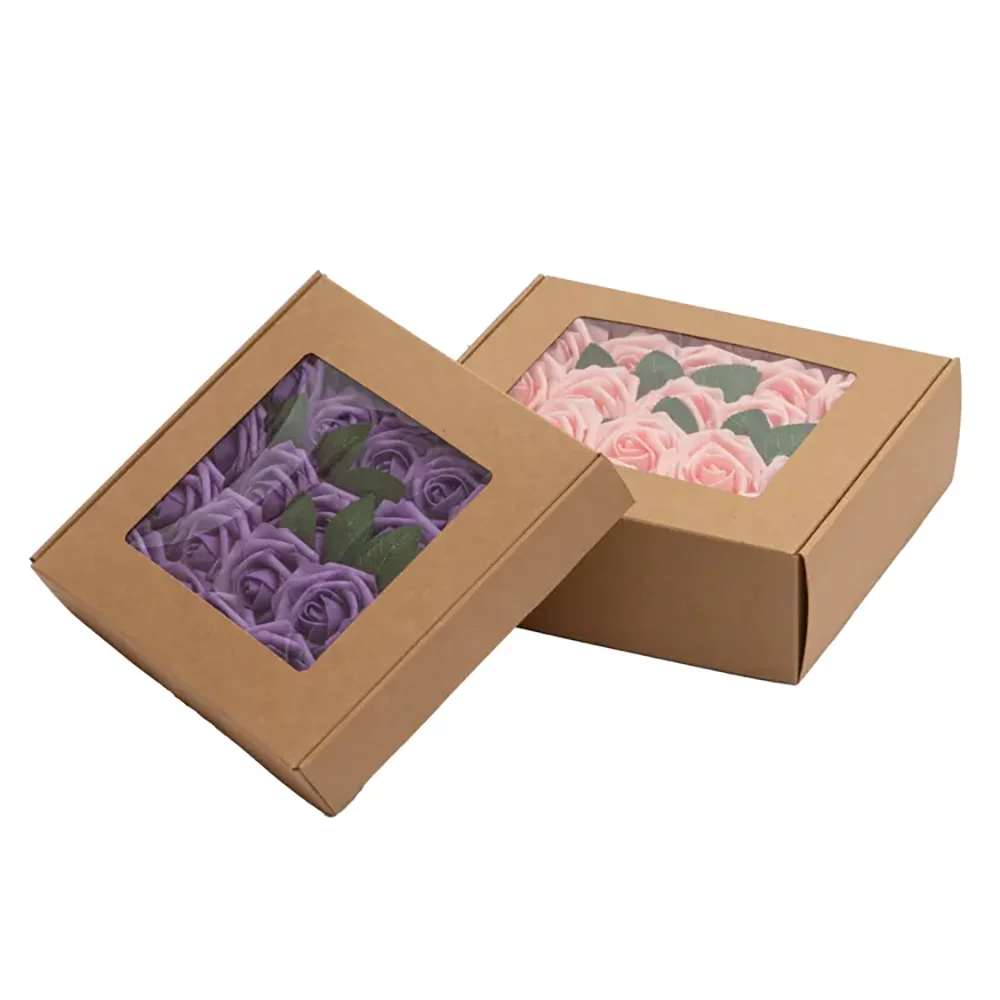 

High Quality Artificial Foam Roses Flower Gift Box for Wedding Birthday Decoration