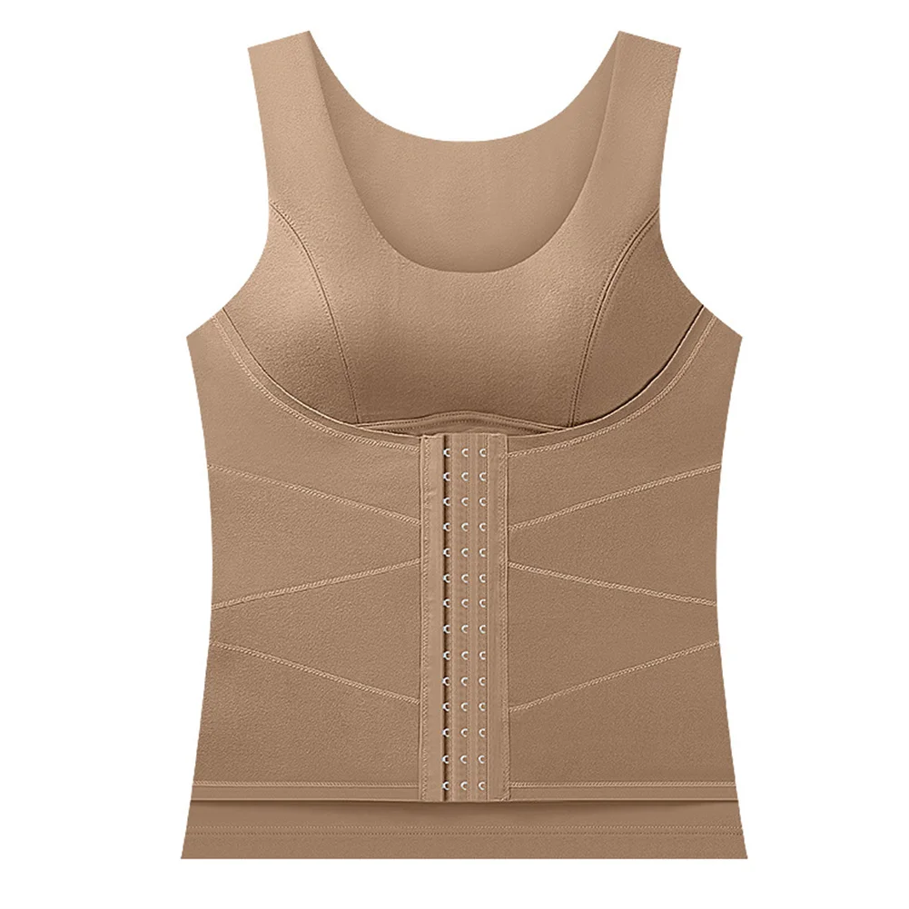 2022 Women Thermal Underwear Shaper With Bra Sexy Autumn Winter Thickened Wire Free Slimming Vest Shapewear Seamless Corset