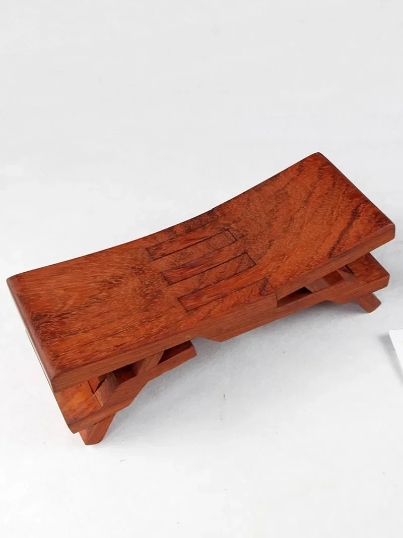 Honghuali solid wood low stool