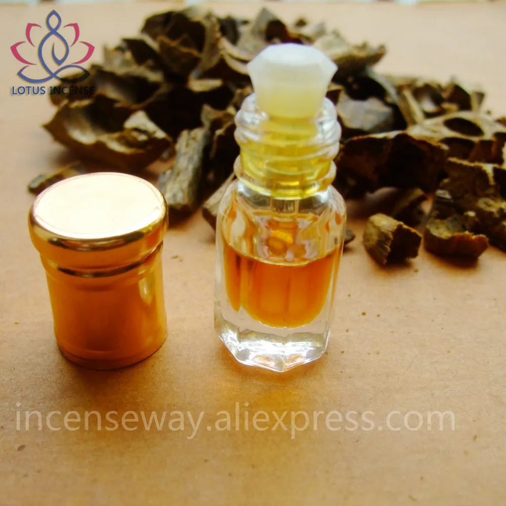 China Hainan Pure Oud Oil Arabian Oudh Very Sweet Fragrance Long Lasting Aroma by Steam Distilled Extraction