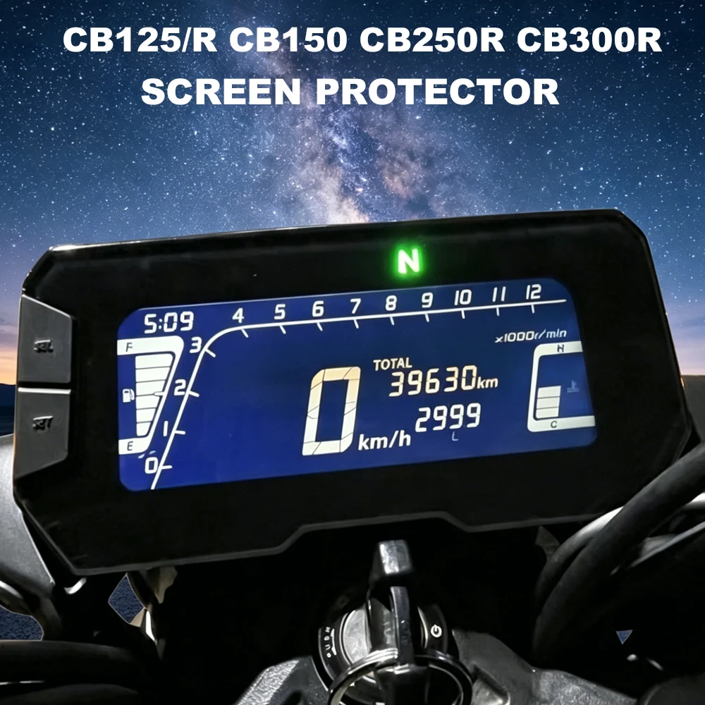 For Honda CB125 CB125R CB150 CB250R CB300R 2018-2023 Motorcycle Screen Protector Anti-Dizziness Cluster Protective Film