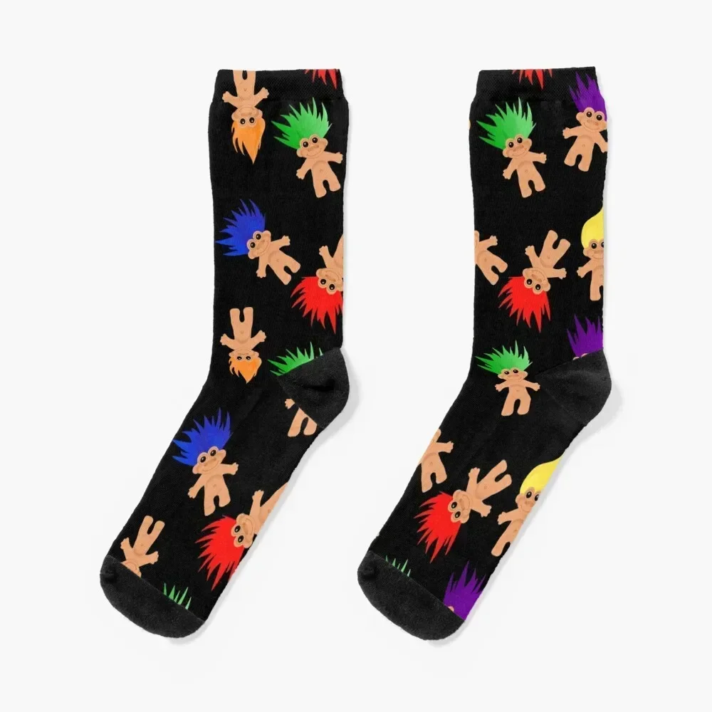 Troll Dolls Pattern Socks sport Crossfit Argentina christmas gift Men's Socks Luxury Women's