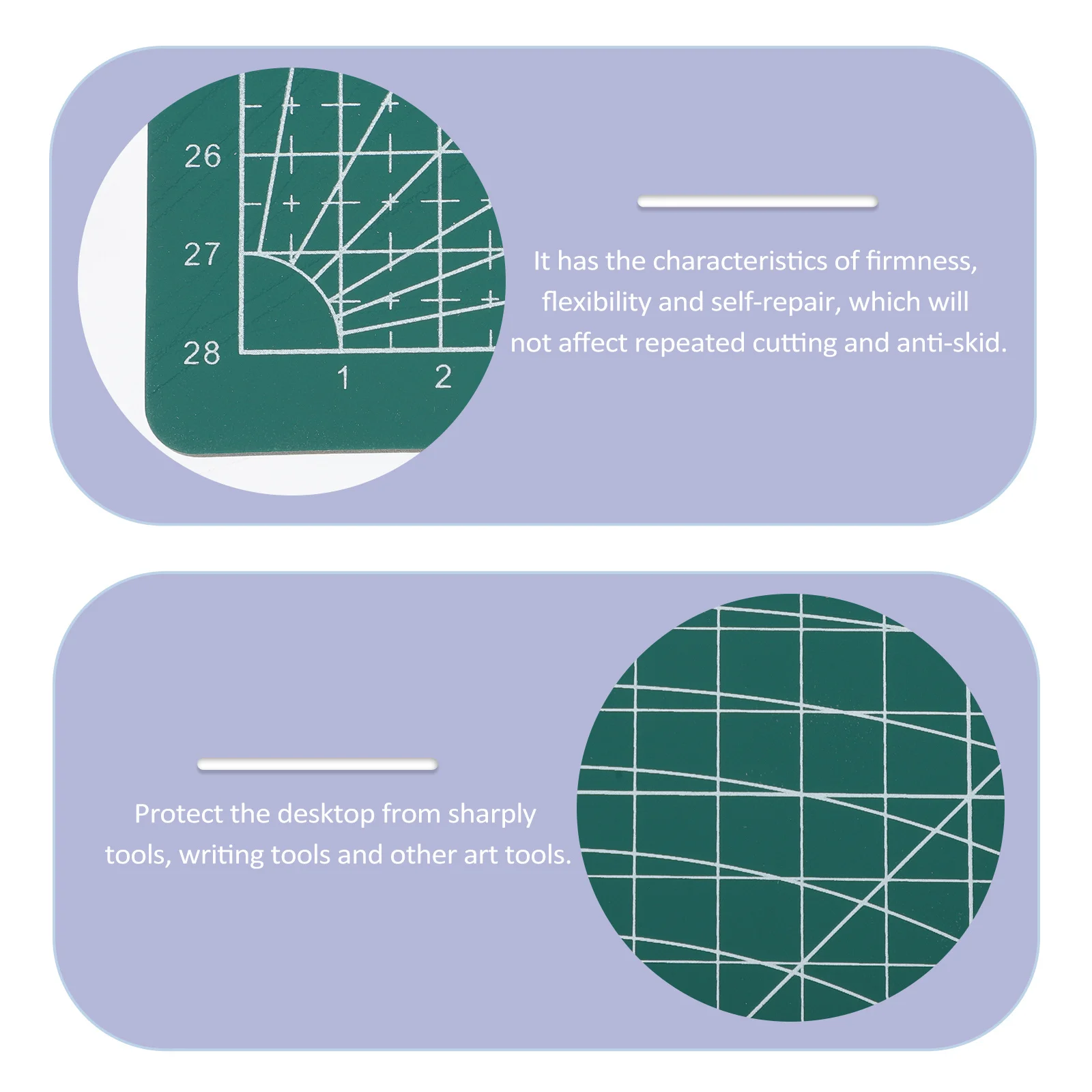 المهنية A3 مزدوجة الجانب قطع حصيرة الذاتي شفاء عدم الانزلاق الحرفية قطع الوسادة للمشروعات الفنية الشفاء الذاتي الخياطة حصيرة #4