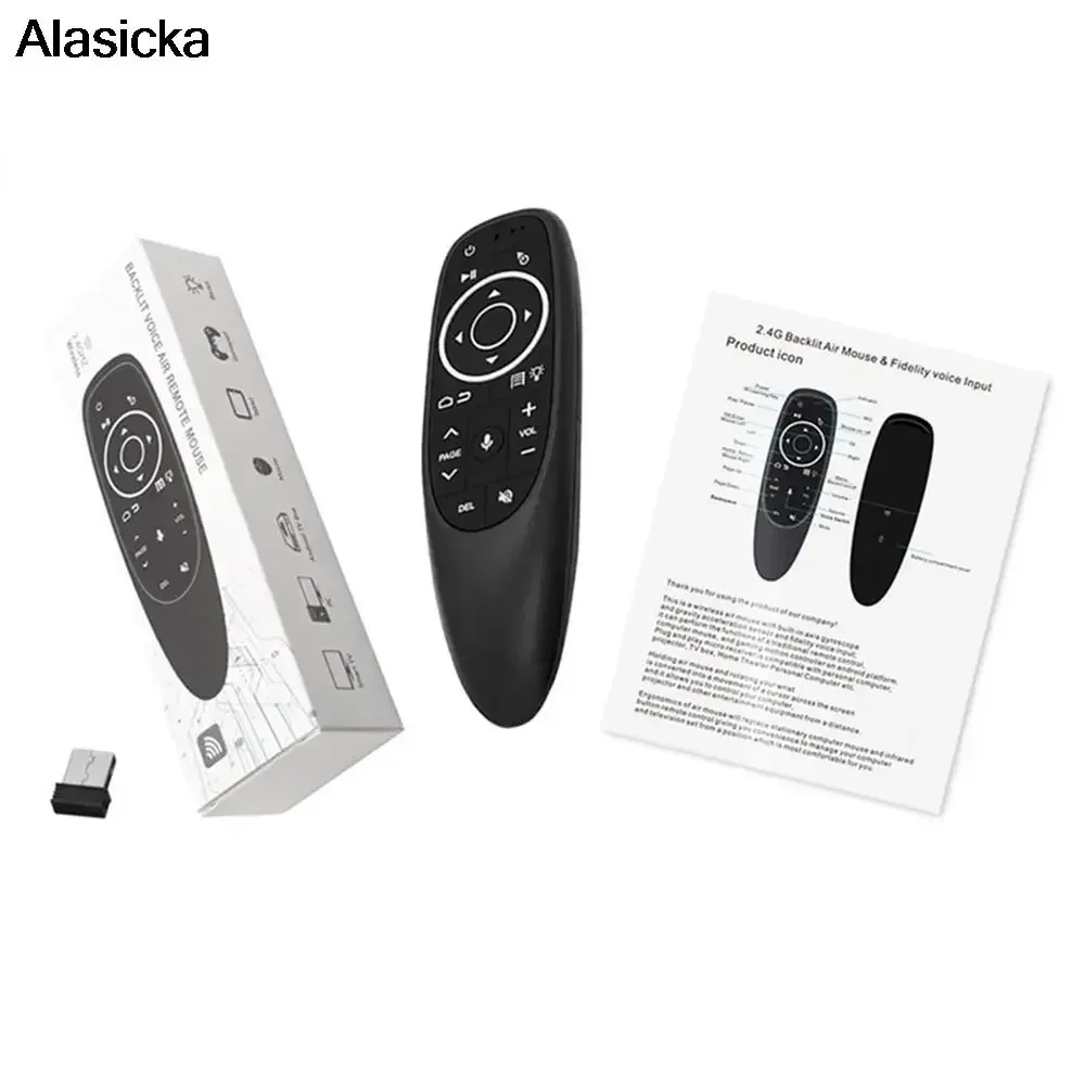 2.4GHz Wireless Smart Remote Control G10 Pro G10S Air Mouse Voice Control with Gyro Sensing Game for X96 H96 MAX A95X F3